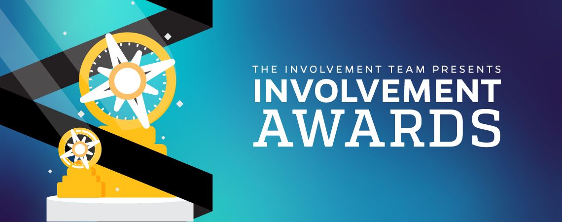 The Involvement Team Present Involvement Awards